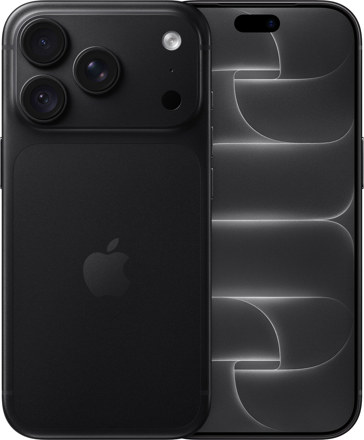 iPhone 18 Pro Black — frente y parte posterior
