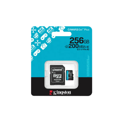Memoria Micro SD Kingston Canvas Go! Plus – Hasta 200MB/s (64GB, 128GB, 256GB)