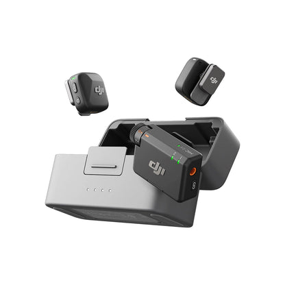 Sistema Inalámbrico DJI Mic Mini — 2 Transmisores + Receptor + Estuche de Carga