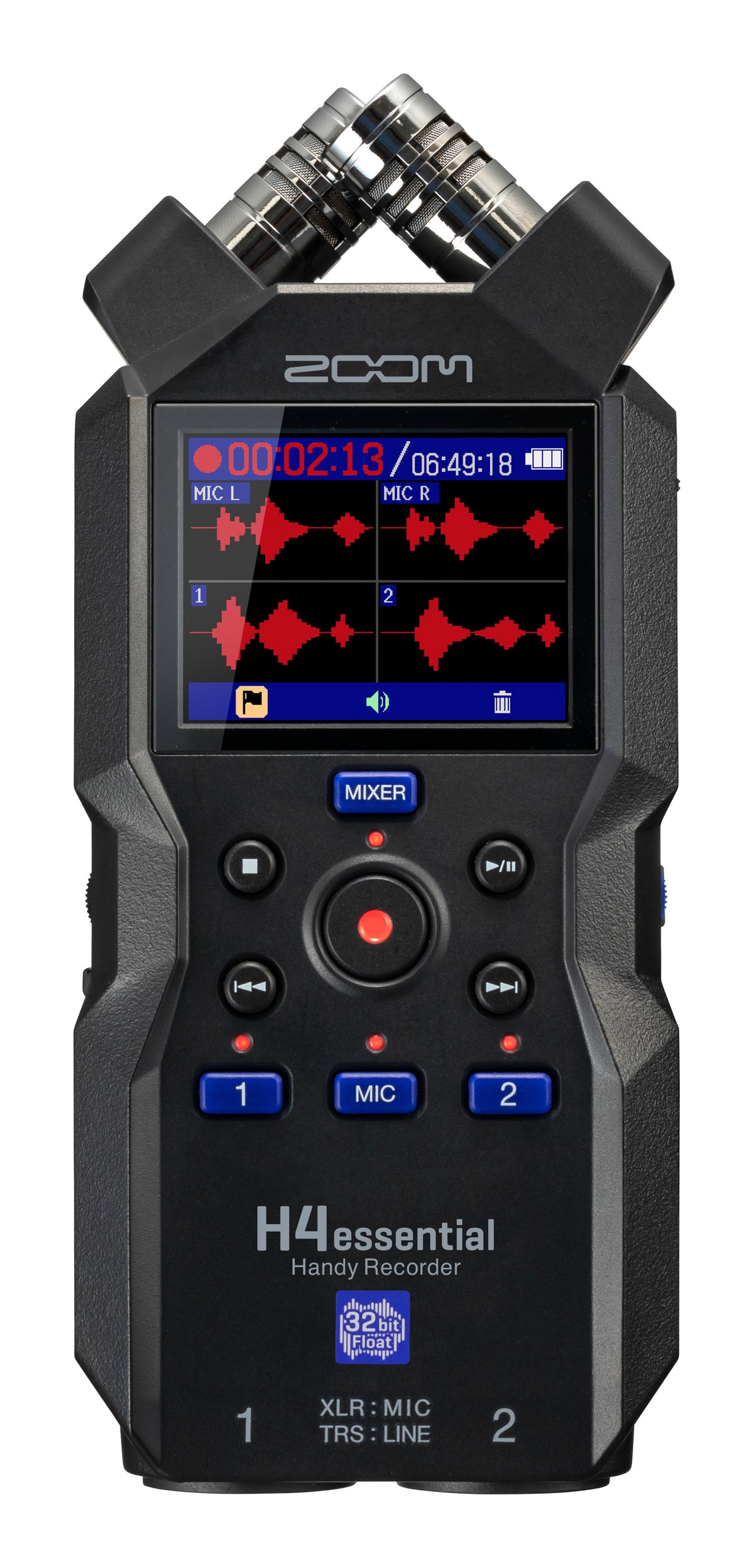 ZOOM H4 Essential - Vista frontal