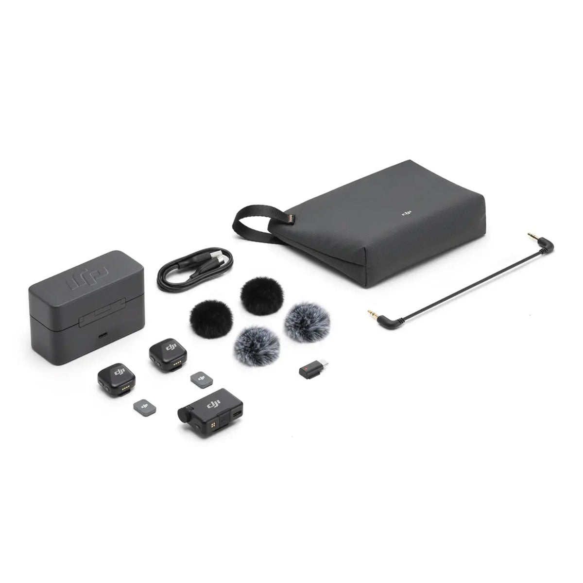 Sistema Inalámbrico DJI Mic Mini — 2 Transmisores + Receptor + Estuche de Carga