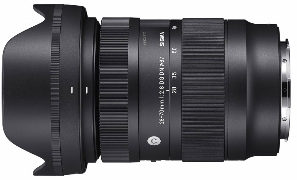Sigma 28-70mm F2.8 DG DN — vista lateral