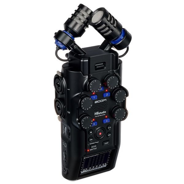ZOOM H6 Studio - Detalle entradas XLR