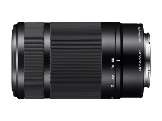 Sony E 55-210mm F4.5-6.3 OSS — Vista frontal