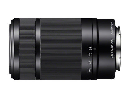 Sony E 55-210mm F4.5-6.3 OSS — Vista frontal