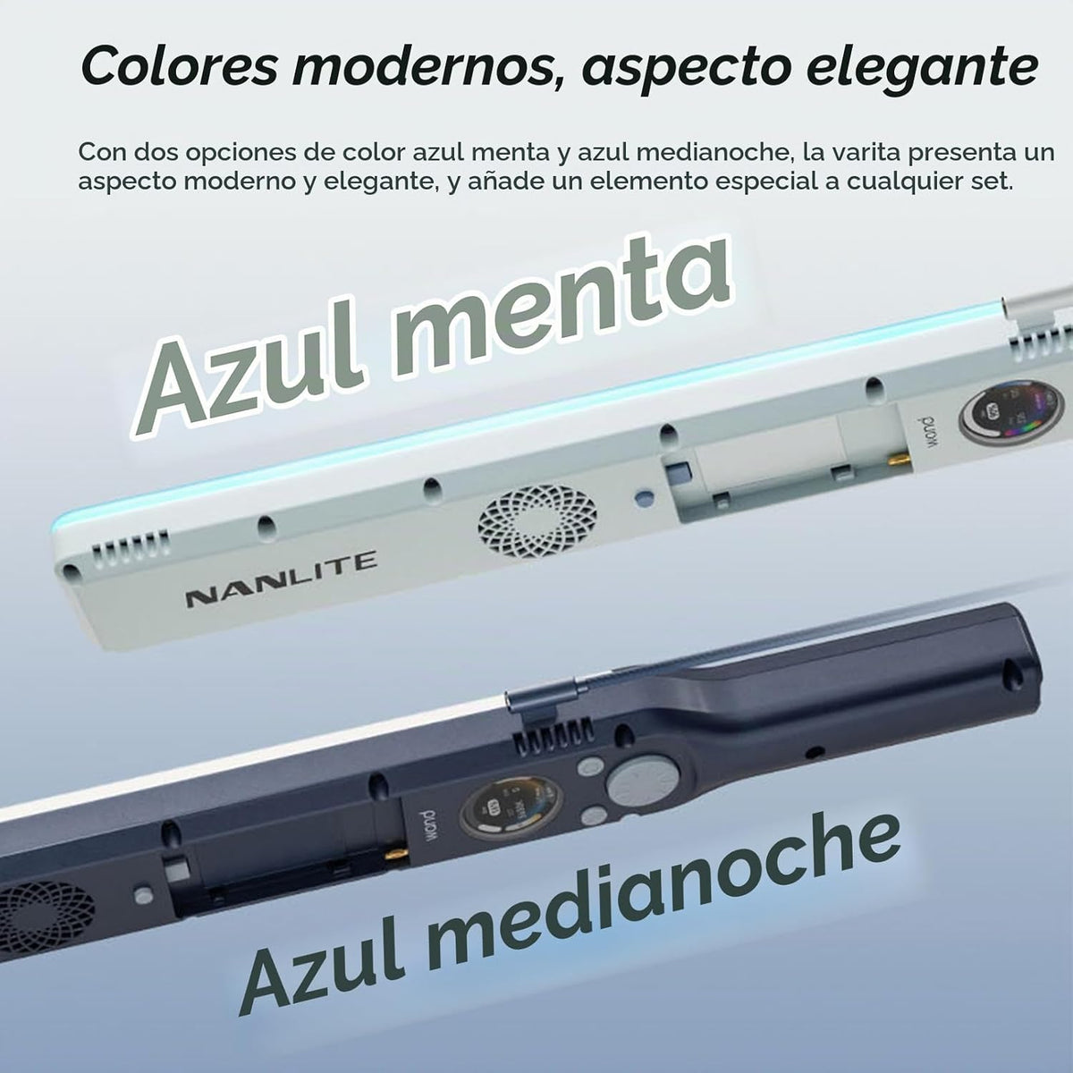 Nanlite Wand RGBW Azul Menta