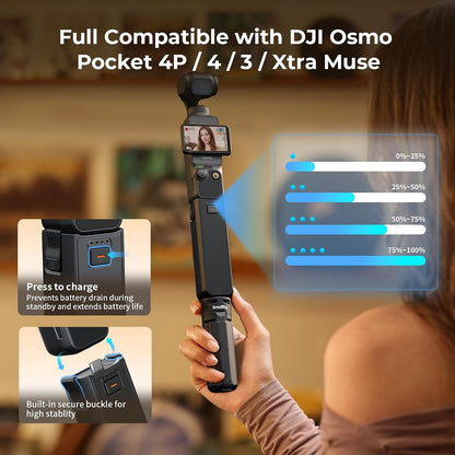 Battery Grip Power Bank SmallRig para DJI Osmo Pocket 4/3