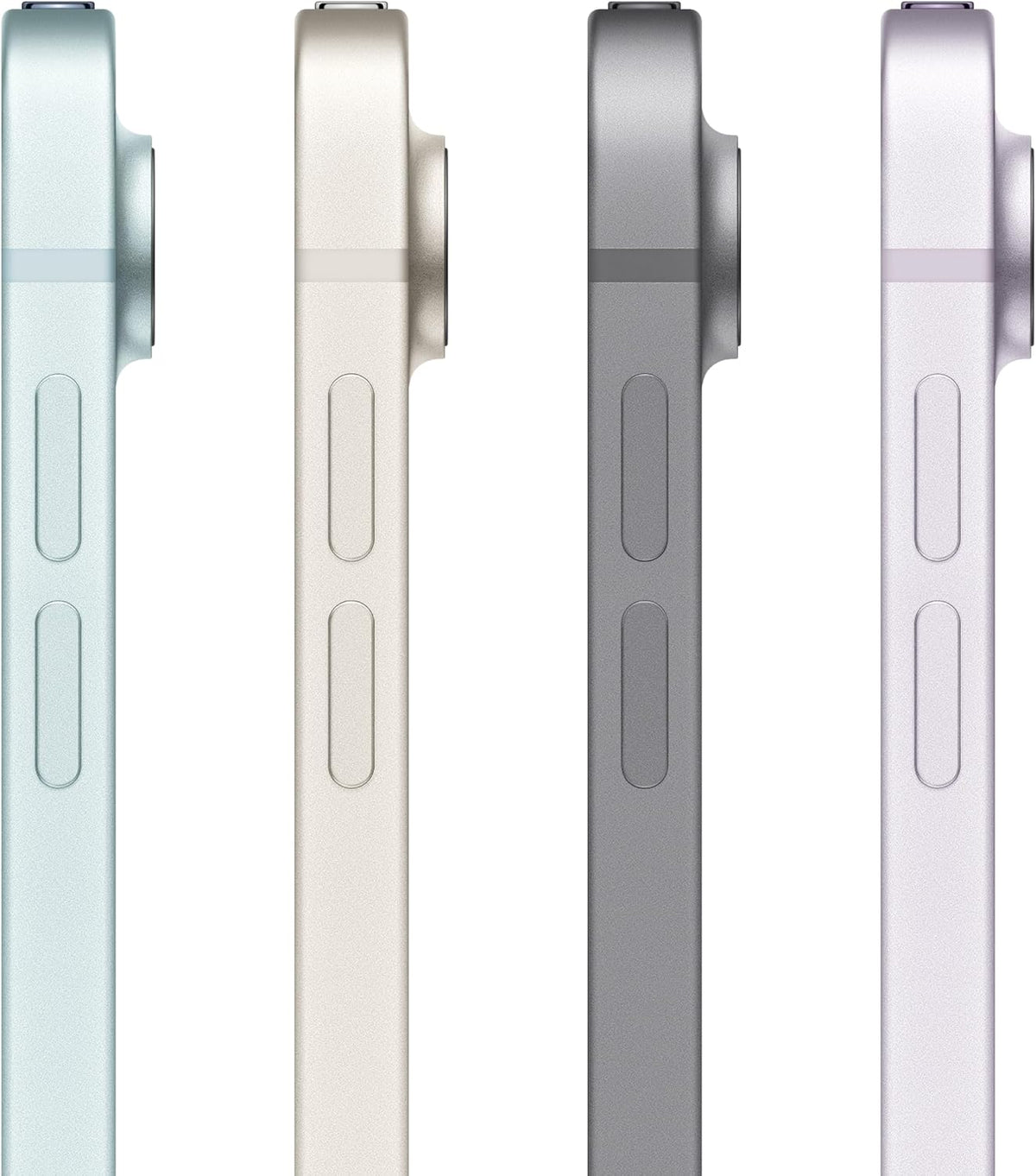 Apple iPad Air 11 M4 — vista trasera aluminio Starlight