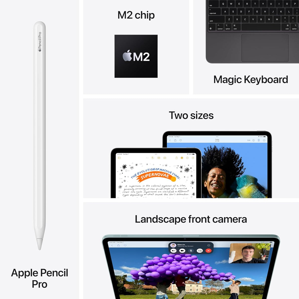 Apple iPad Air 11 M4 — vista horizontal landscape
