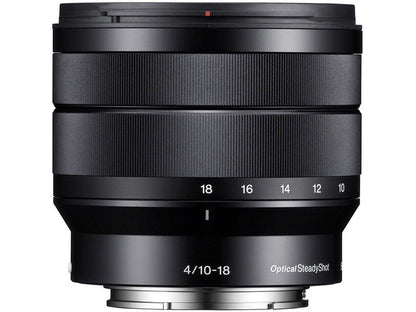 Sony E 10-18mm f/4 OSS (SEL1018) — Vista ángulo