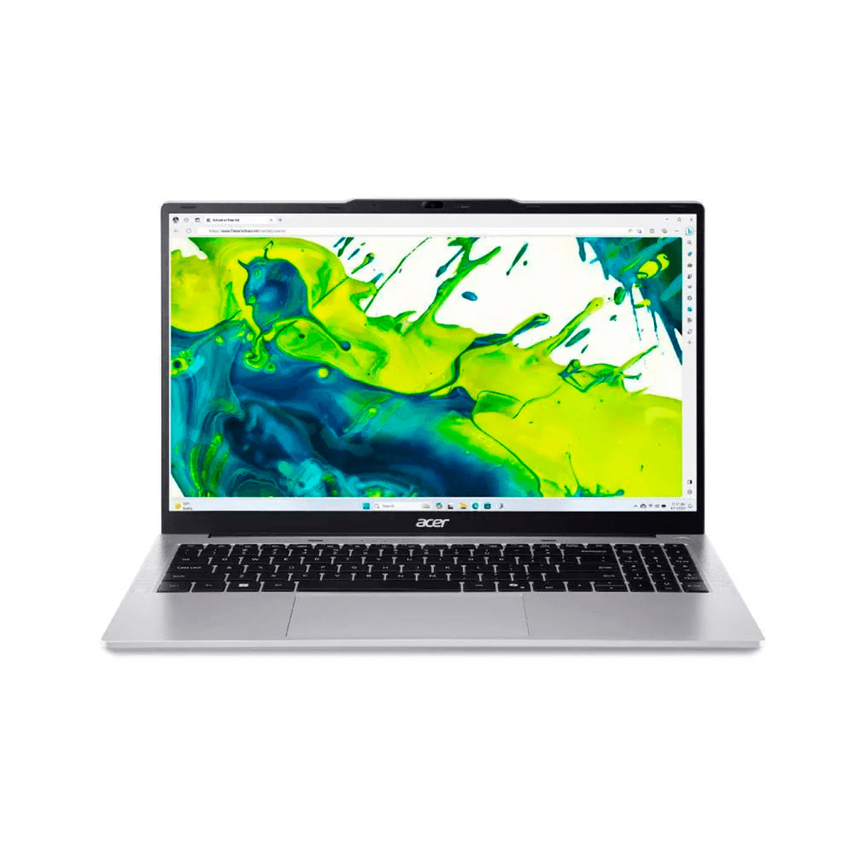 Portátil Acer Aspire Lite AL15-72P-71TH Core i7 de 13ra Generación con pantalla de 15.6 pulgadas Full HD color plateado.