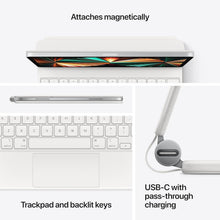 Apple Magic Keyboard Para iPad Pro 12.9 Blanco Teclado Ingles - Tecno Outlet Colombia