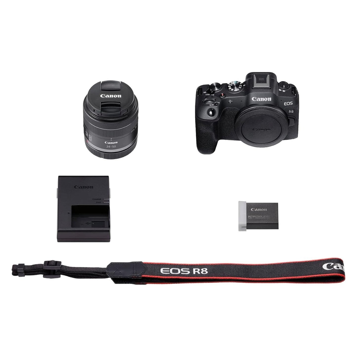 Cámara Canon Eos R8 RF 24-50mm F45-63 IS STM Kit