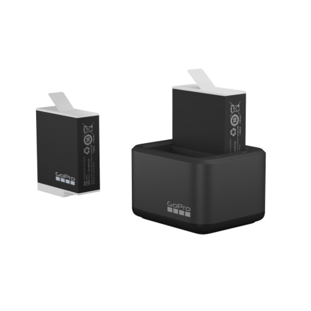 Accesorio Gopro Cargador Dual +2 Baterías Enduro Para Hero 12 11 10 9 - Tecno Outlet Colombia