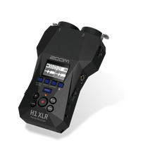 ZOOM H1 XLR - Vista lateral inclinada