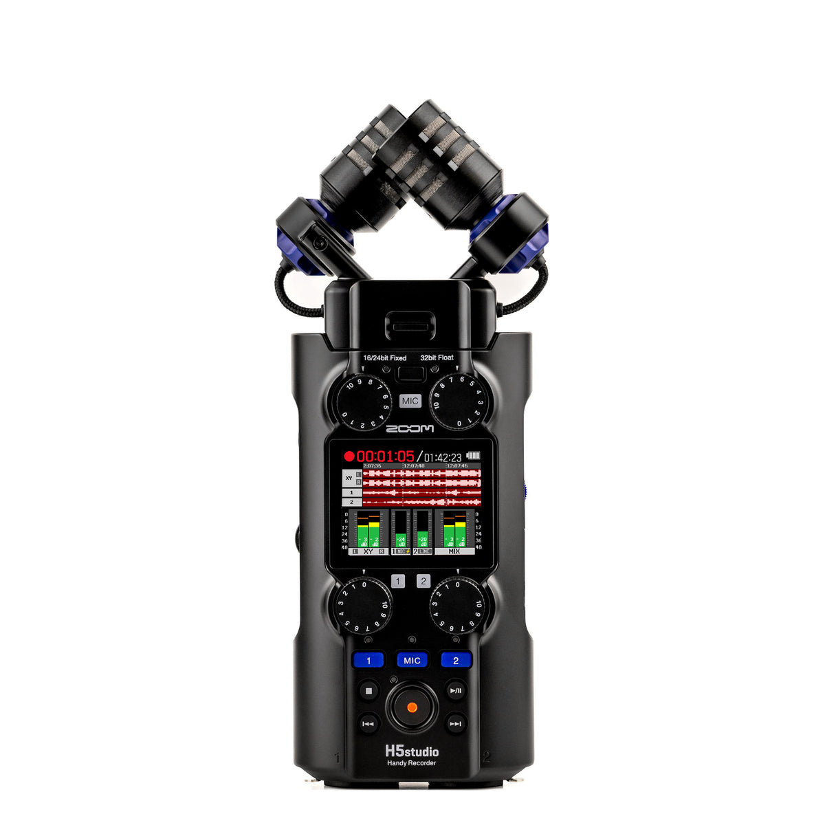 ZOOM H5 Studio - Vista frontal