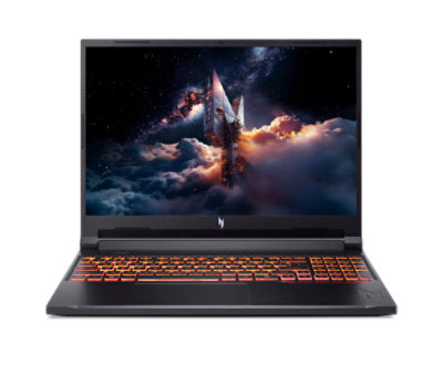 Acer Nitro V16 ANV16-72 — diseño Obsidian Black con teclado iluminado