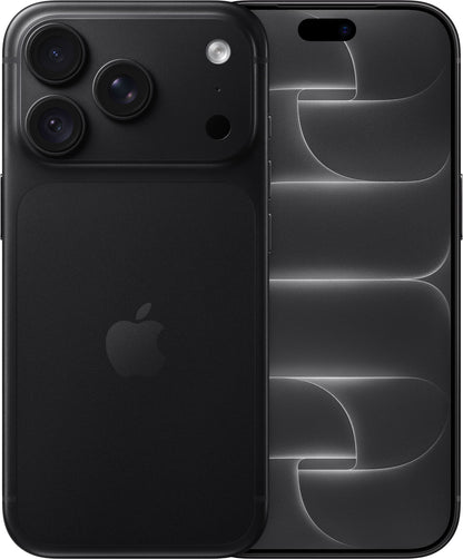 iPhone 18 Pro Black — frente y parte posterior