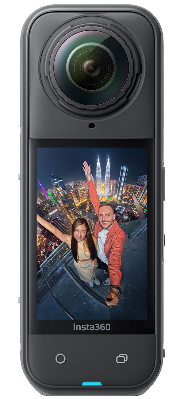 Insta360 X5 — vista frontal