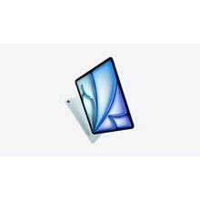 Apple iPad Air 11 pulgadas M4 — azul, vista trasera y frontal