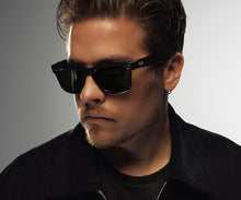 Ray-Ban Meta Wayfarer Gen 2 Shiny Black G15 Green - On Model