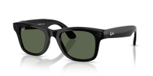 Ray-Ban Meta Wayfarer Gen 2 Shiny Black G15 Green - Vista Cuarto