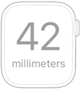 Apple Watch Series 11 42mm Rose Gold — Tamaño y dimensiones