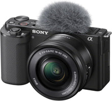 Sony ZV-E10 II negra con lentes 16-50mm y 55-210mm